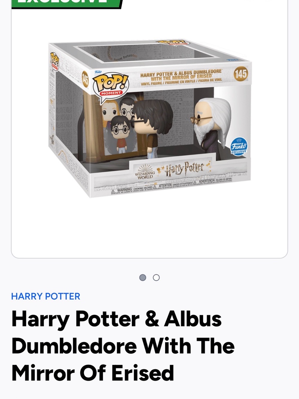Funko Pop! Harry Potter & Albus Dumbledore Vinyl Set - White, Black, Brown- 145